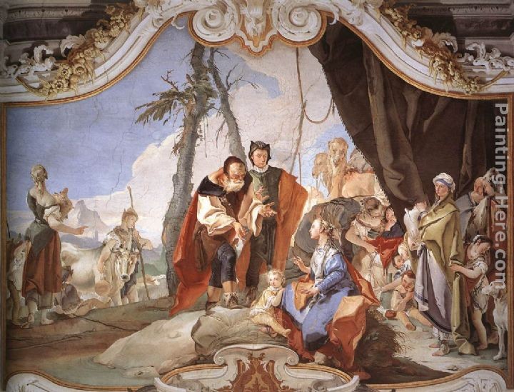 Giovanni Battista Tiepolo Rachel Hiding the Idols from her Father Laban